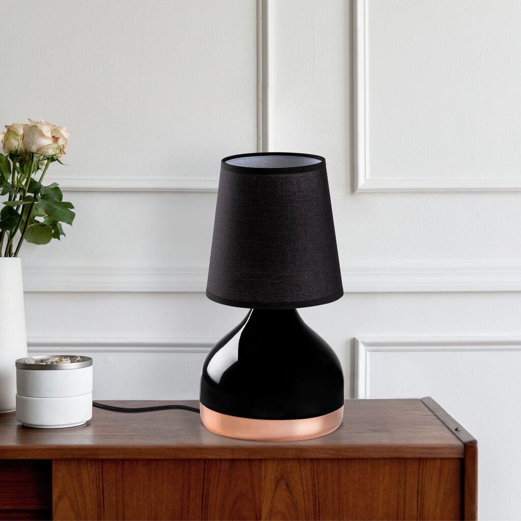 Столна ламба Opviq 8031, 17x17x33 см, IP20, црна