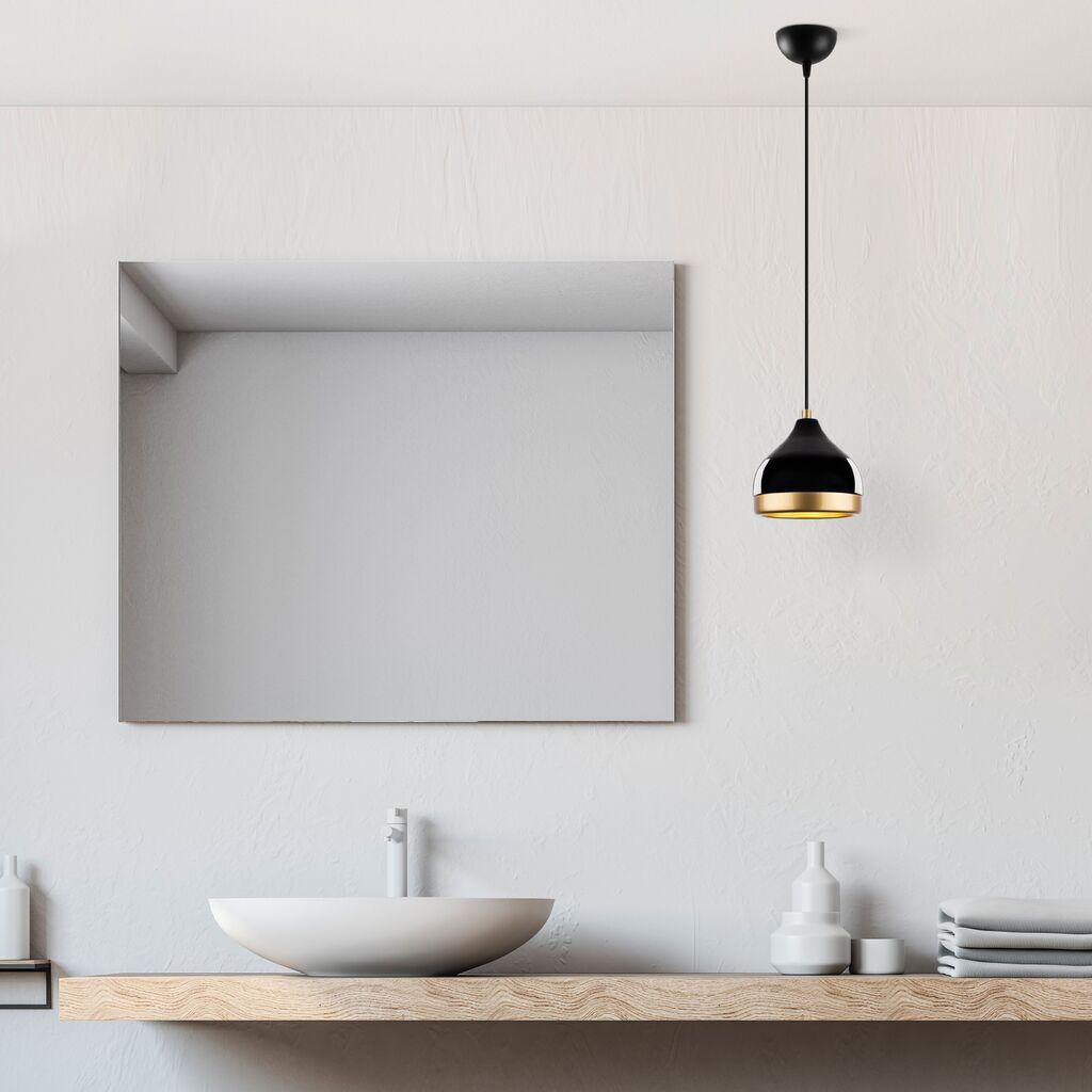 Opviq Luster Yildo-M-6869, 17x17x112cm, IP20, црно-златна боја