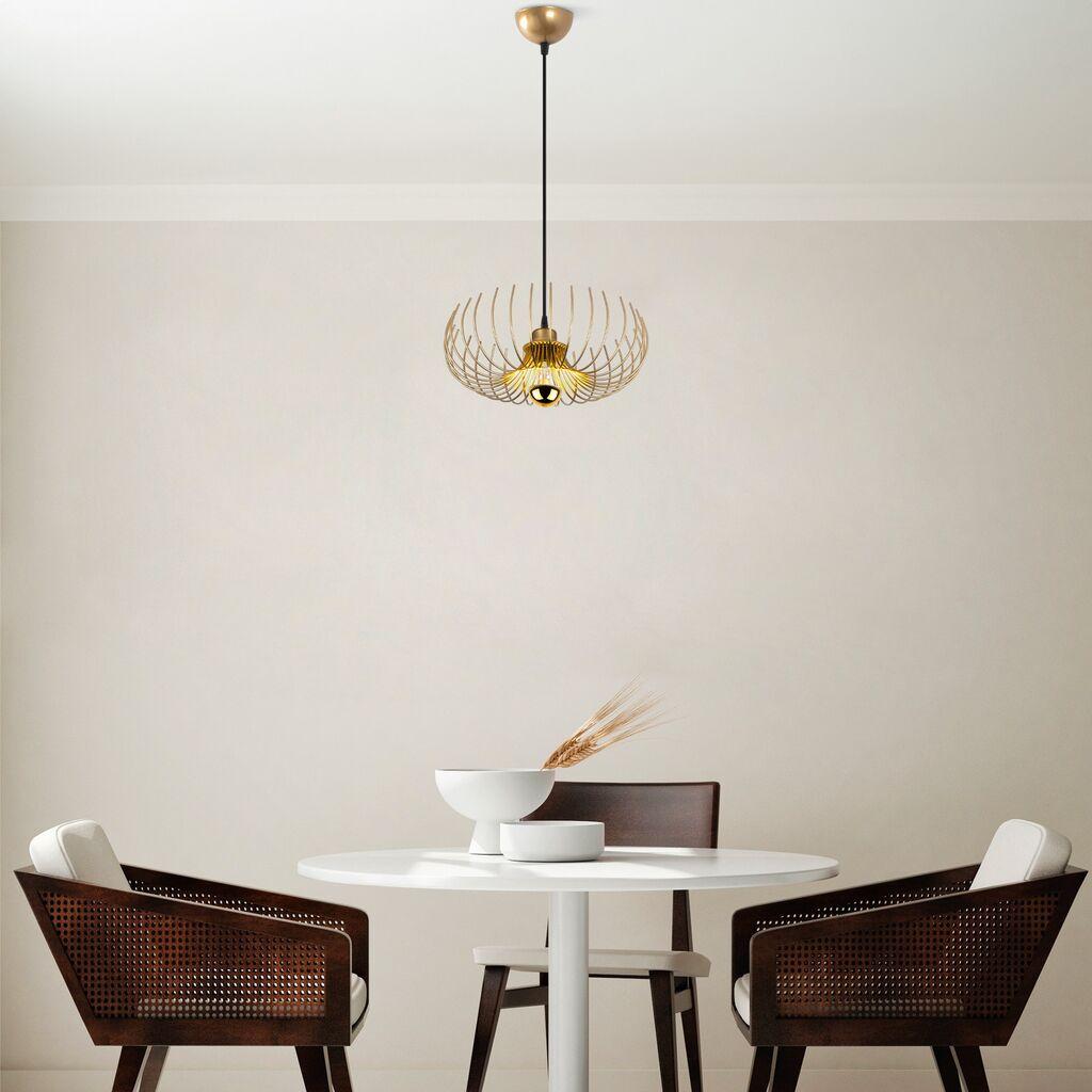 Opviq Luster Karsortel-N-641-2, 36x36x111cm, IP20, Златна