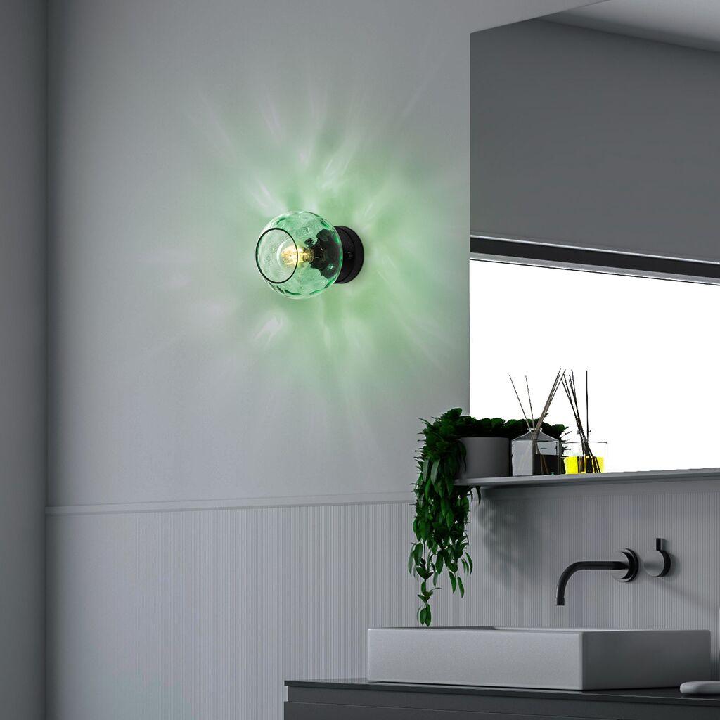 Opviq dzидна светилка Benek-15-14395, 15x18x15cm, IP20, црна