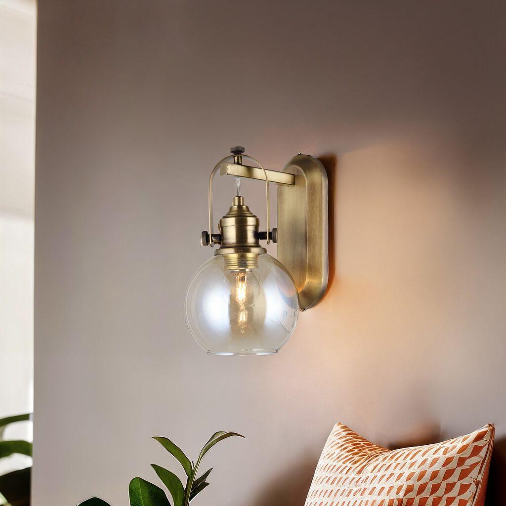 Opviq dzидна светилка Ponte-52-19, O14, 12cm, IP20, златна боја