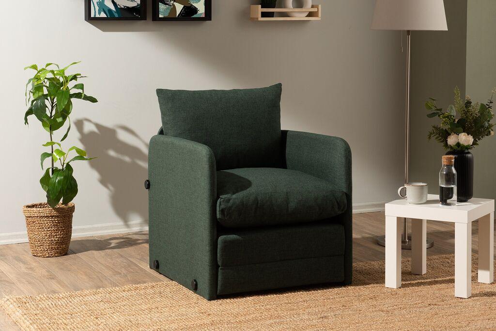 Atelier del Sofa Saga Единечна склоплива фотелја, 68 x 70 x 66 см, беж