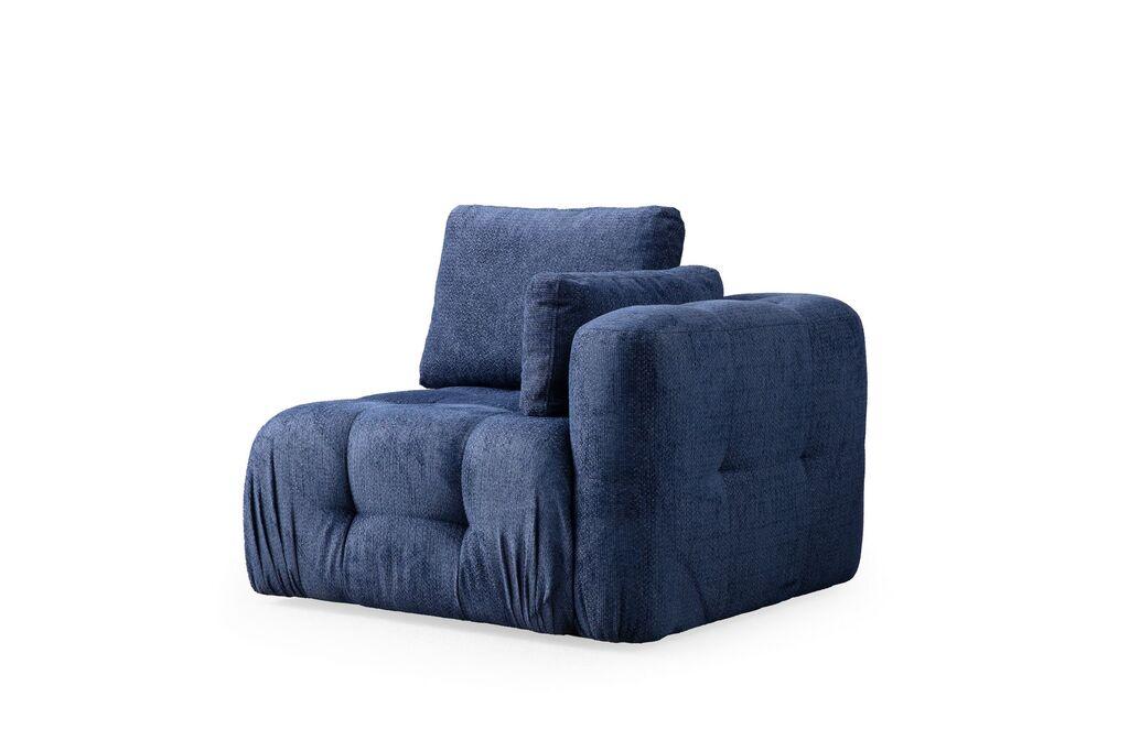 Фотелја Atelier del Sofa Amaris 1R, 100 x 100 x 65 см, крем боја