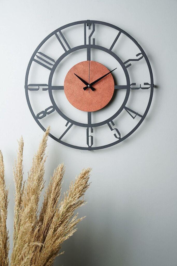 Wallity dzиден часовник Myk9911, 50x50 см, црн