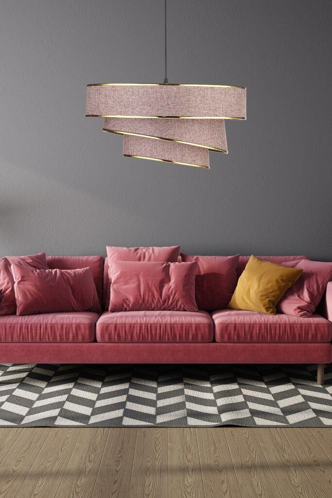 Opviq Luster KS-2007, 40 см, IP20, кафеаво-златна боја