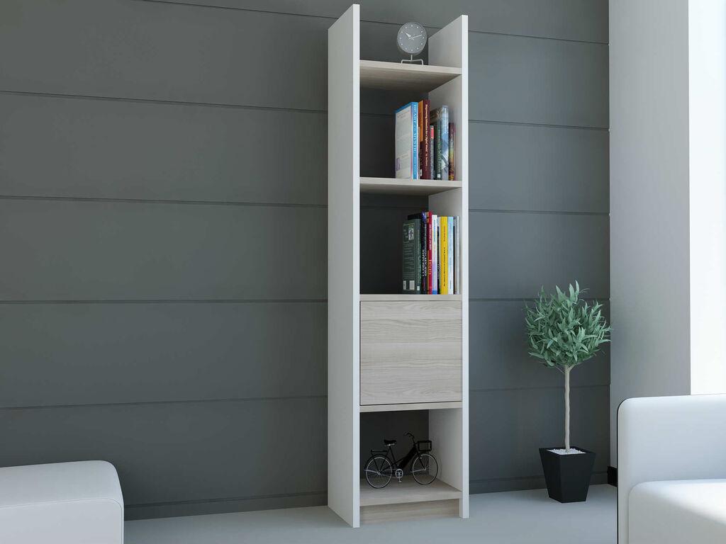 Полица за книги Hanah Home Esby 103, 150 см, бела