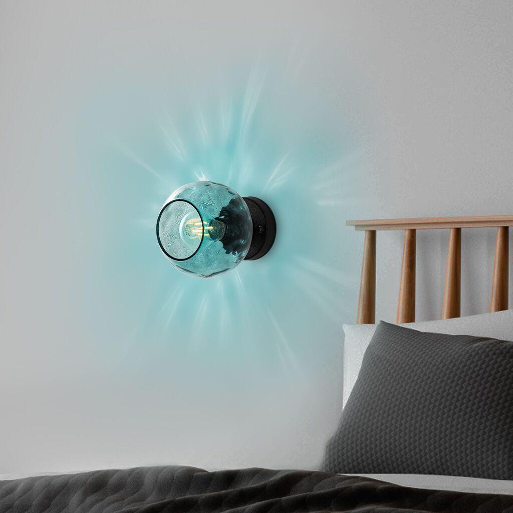 Opviq dzидна светилка Benek-15-14391, 15x18x15cm, IP20, црна