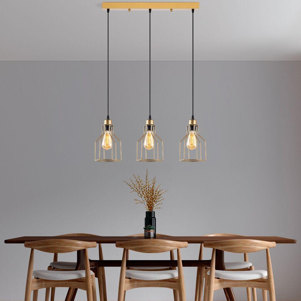 Opviq Luster Kofi-N-1094-1, 67x17x141cm, IP20, златно-црни бои