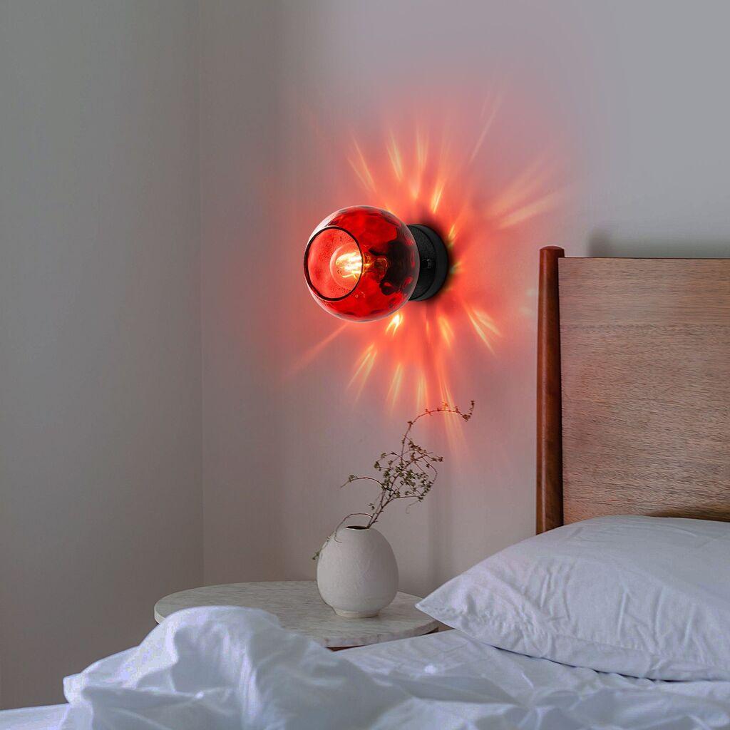 Opviq dzидна светилка Benek-15-14391, 15x18x15cm, IP20, црна