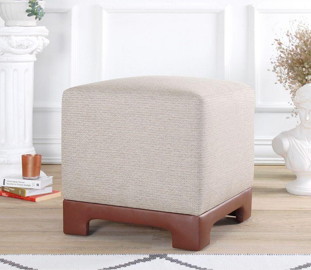 Столчиња Atelier del Sofa Lenover, 50x47x50cm, крем