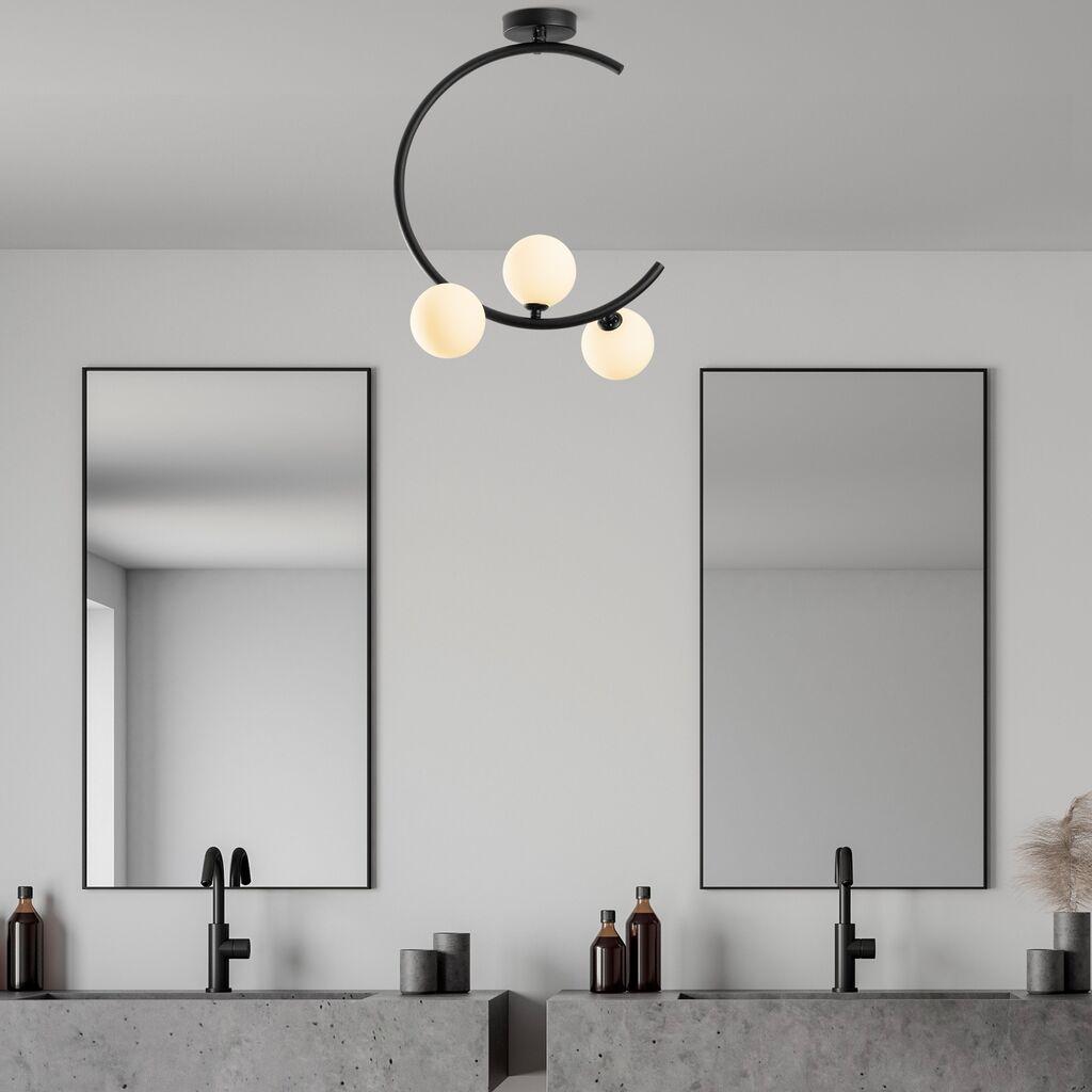 Opviq Luster Luminar-14135, 35x20x50cm, IP20, бело-црно