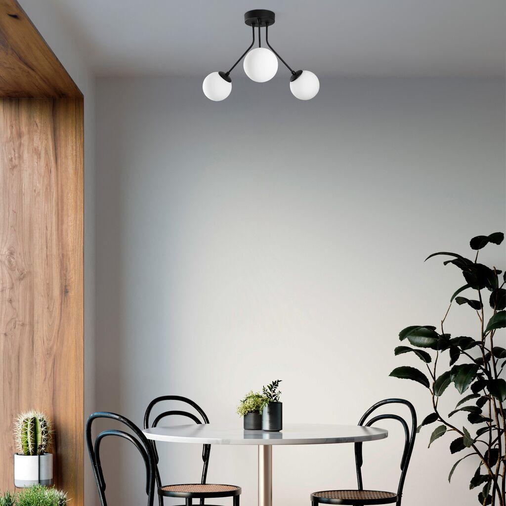 Opviq Luster Orion-13955, 56 см, IP20, бело-црно