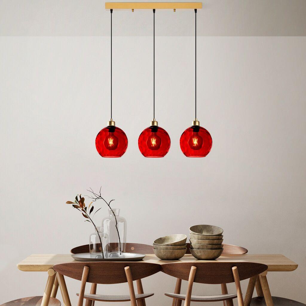 Opviq Luster Benek-20-14351, 70x20x120, IP20, златно-црвени бои