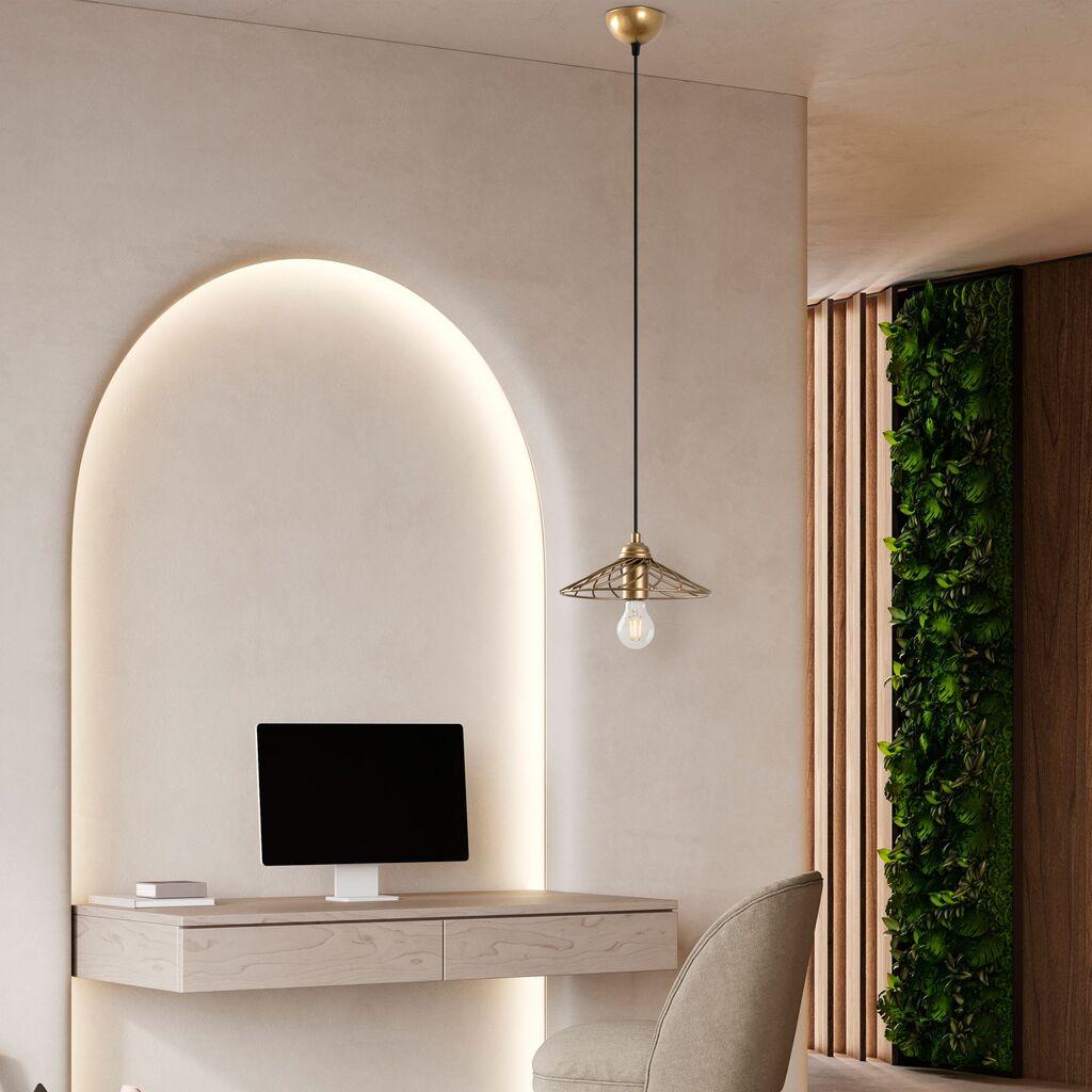 Opviq Luster Eclipse-15392, 25x25x108cm, IP20, златна боја