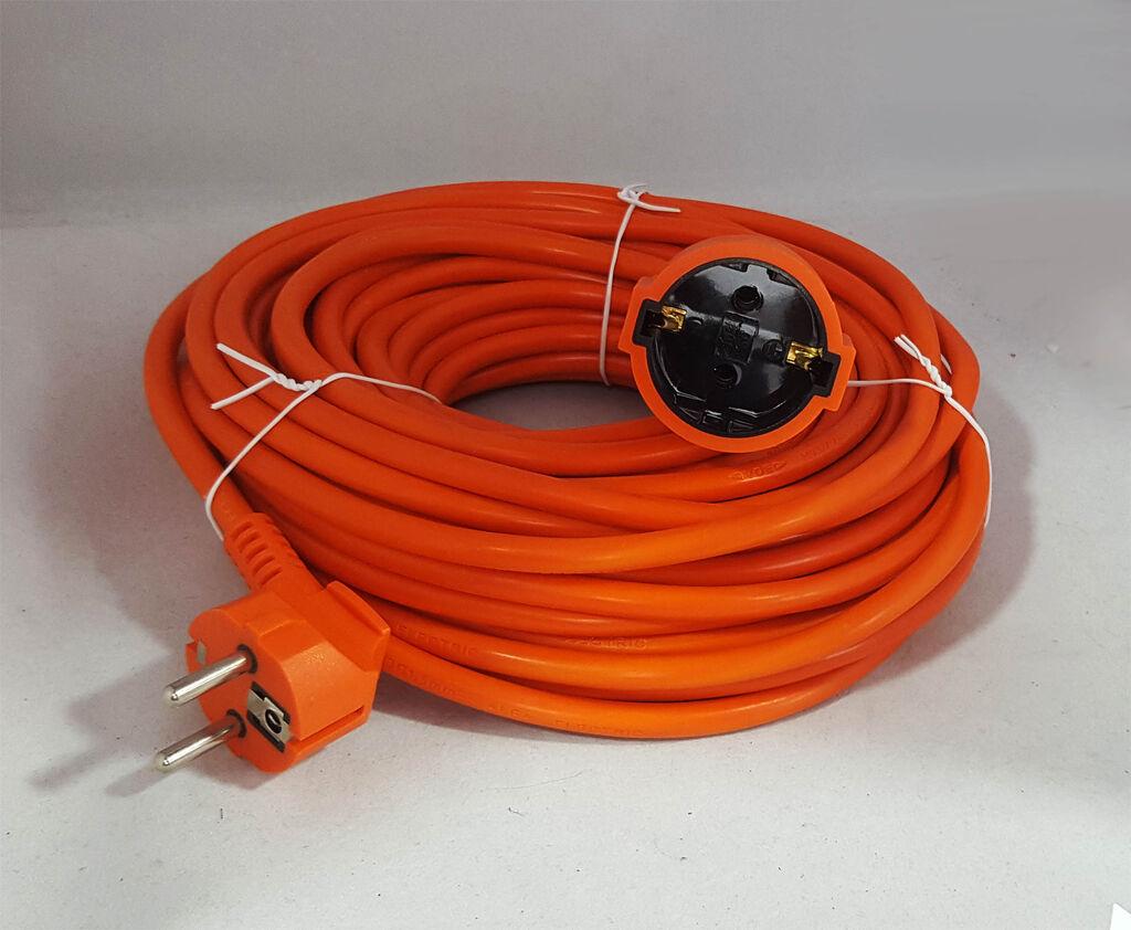 Alfa Electric Продолжен кабел 20m портокалов ALFA