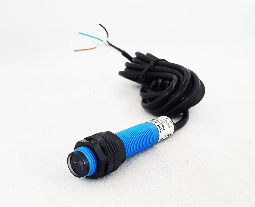 Alfa Electric Дифузен фотоелектричен сензор NPN NO+NC 7cm 6-36V AEG12-3A07NC