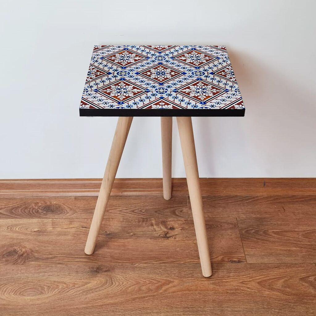 Маса Hanah Home Club Shp32, 35x42x35 см, шарена