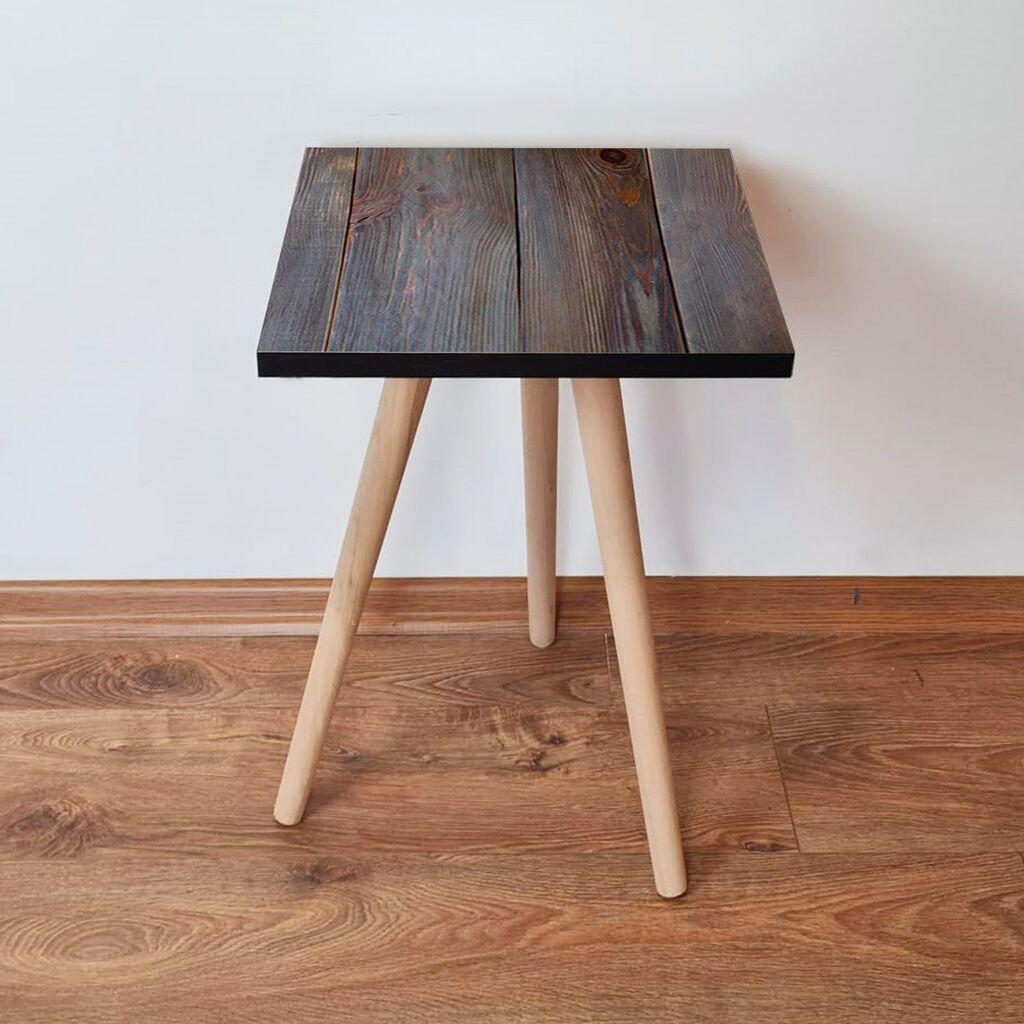 Маса Hanah Home Club Shp120, 35x42x35 см, кафеава