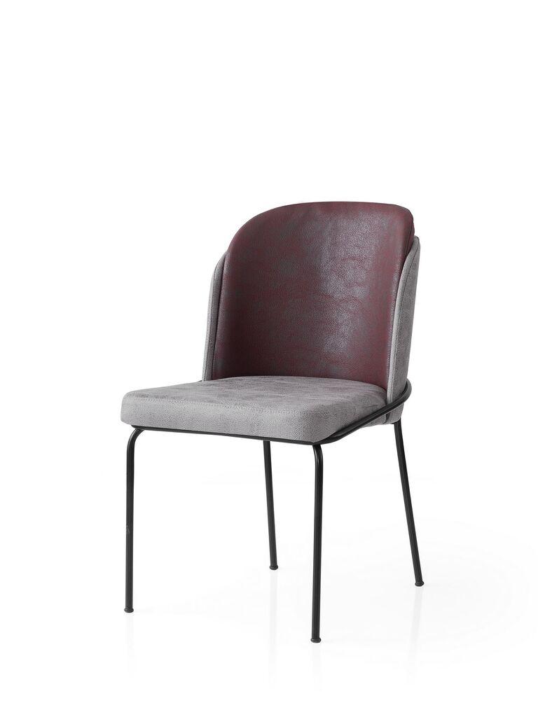 Комплет столчиња Hanah Home Dore-197, 75x62x51.5 см, 2 парчиња, Бордо