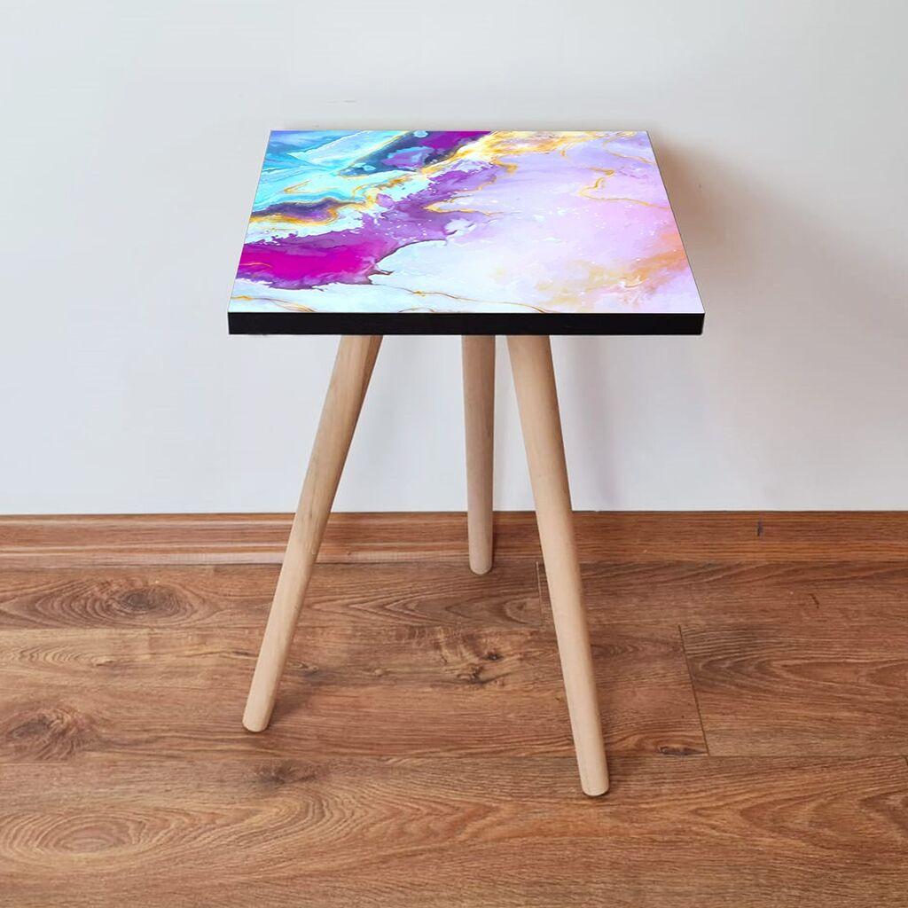 Маса Hanah Home Club Shp195, 35x42x35 см, шарена