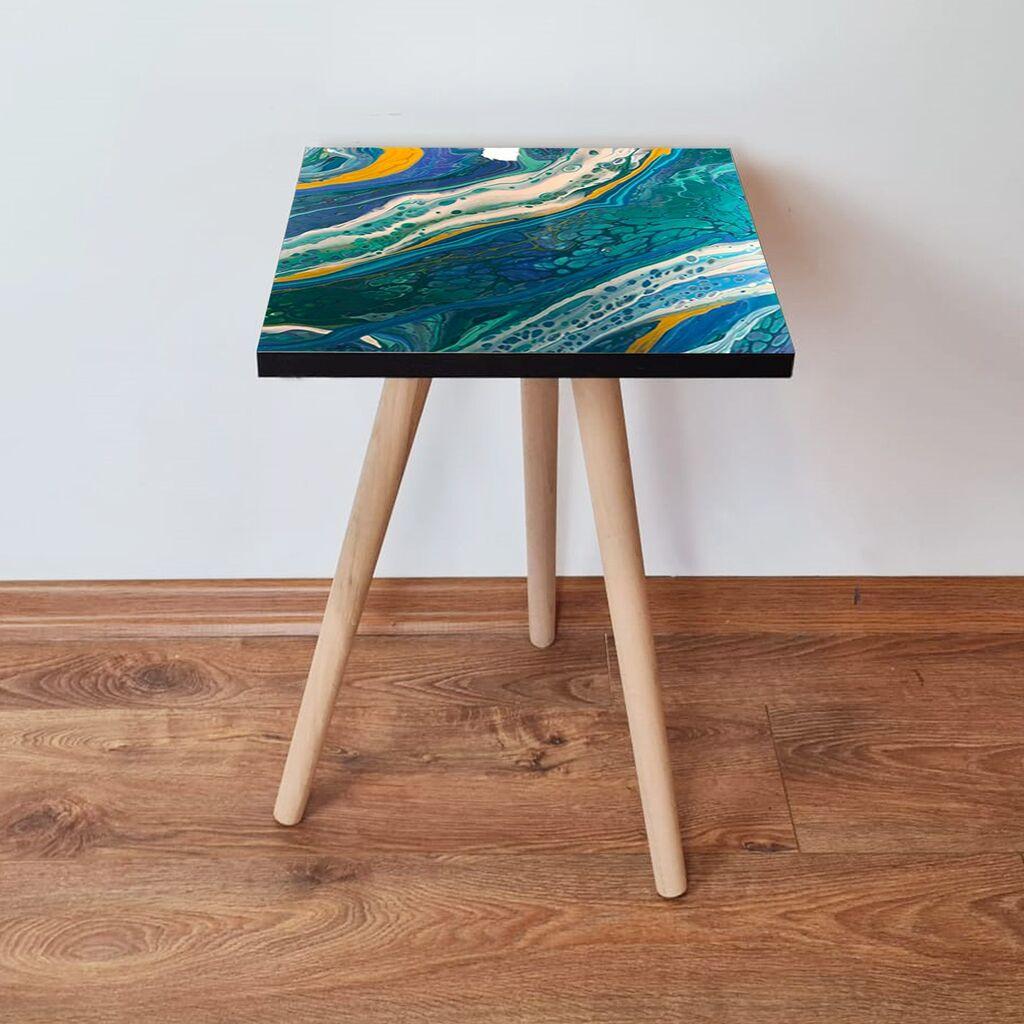 Маса Hanah Home Club Shp287, 35x42x35 см, шарена