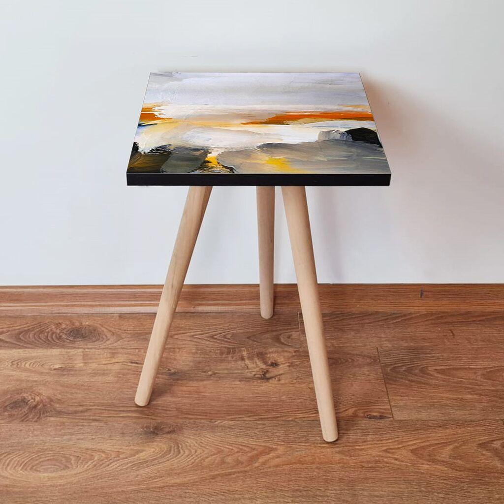 Маса Hanah Home Club Shp96, 35x42x35 см, шарена