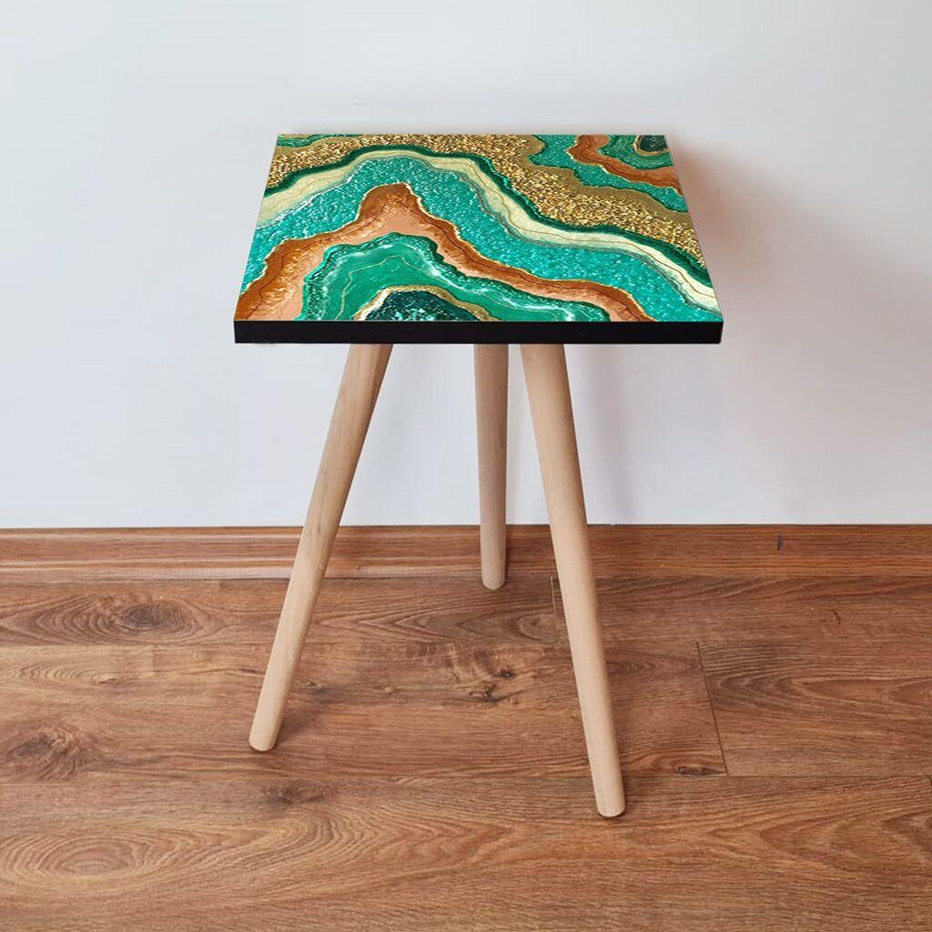 Маса Hanah Home Club Shp279, 35x42x35 см, шарена