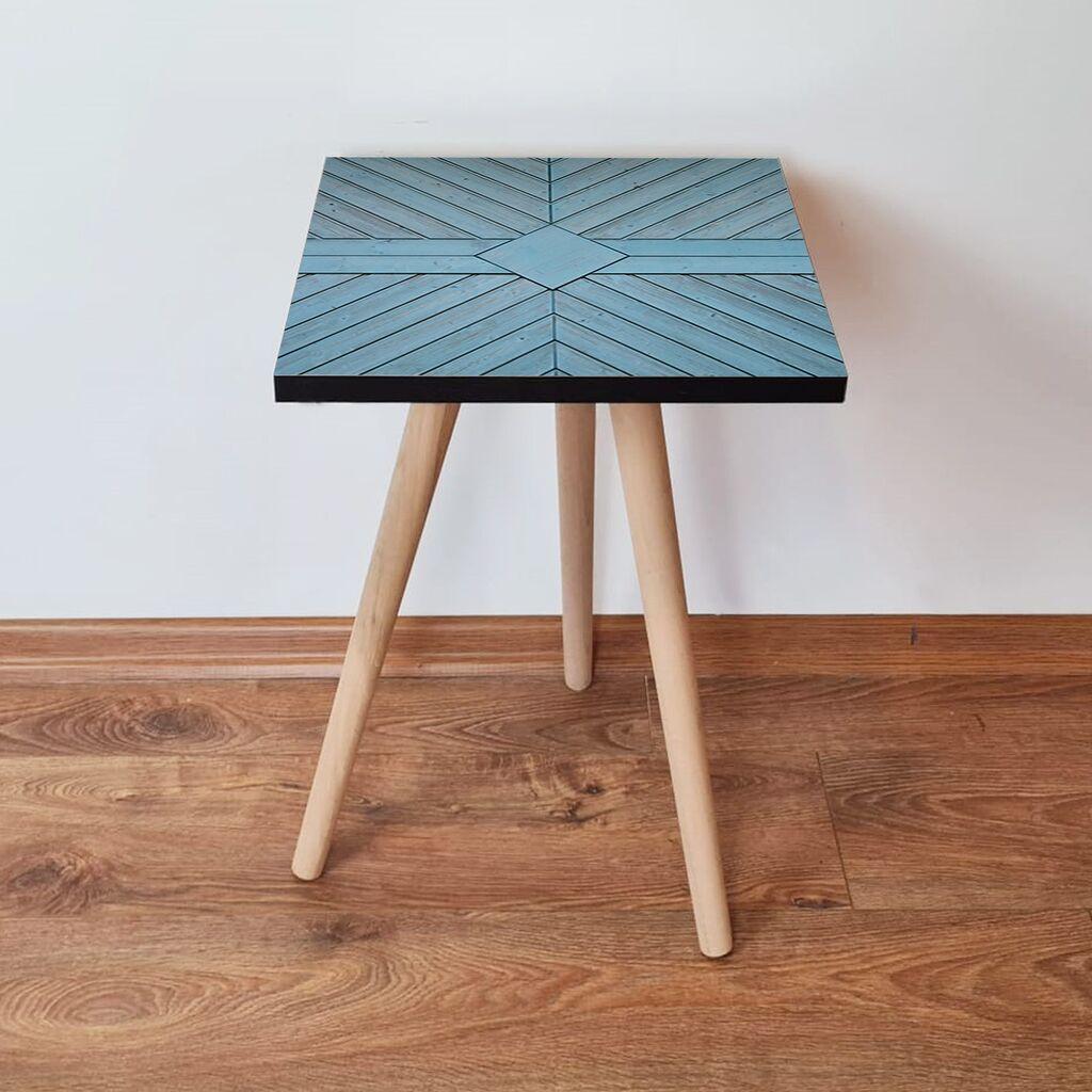 Маса Hanah Home Club Shp362, 35x42x35 см, сина