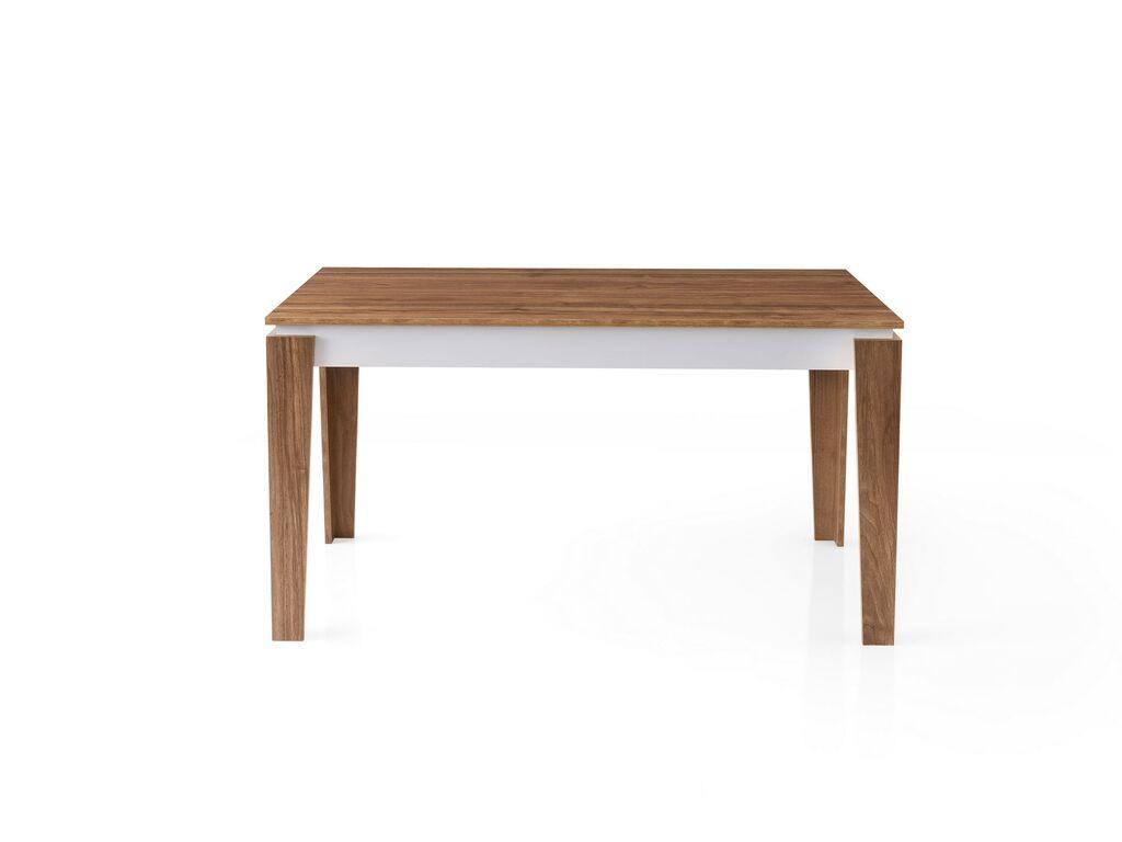 Трпезариска маса Hanah Home Asos-2972, 140x75x80, бела