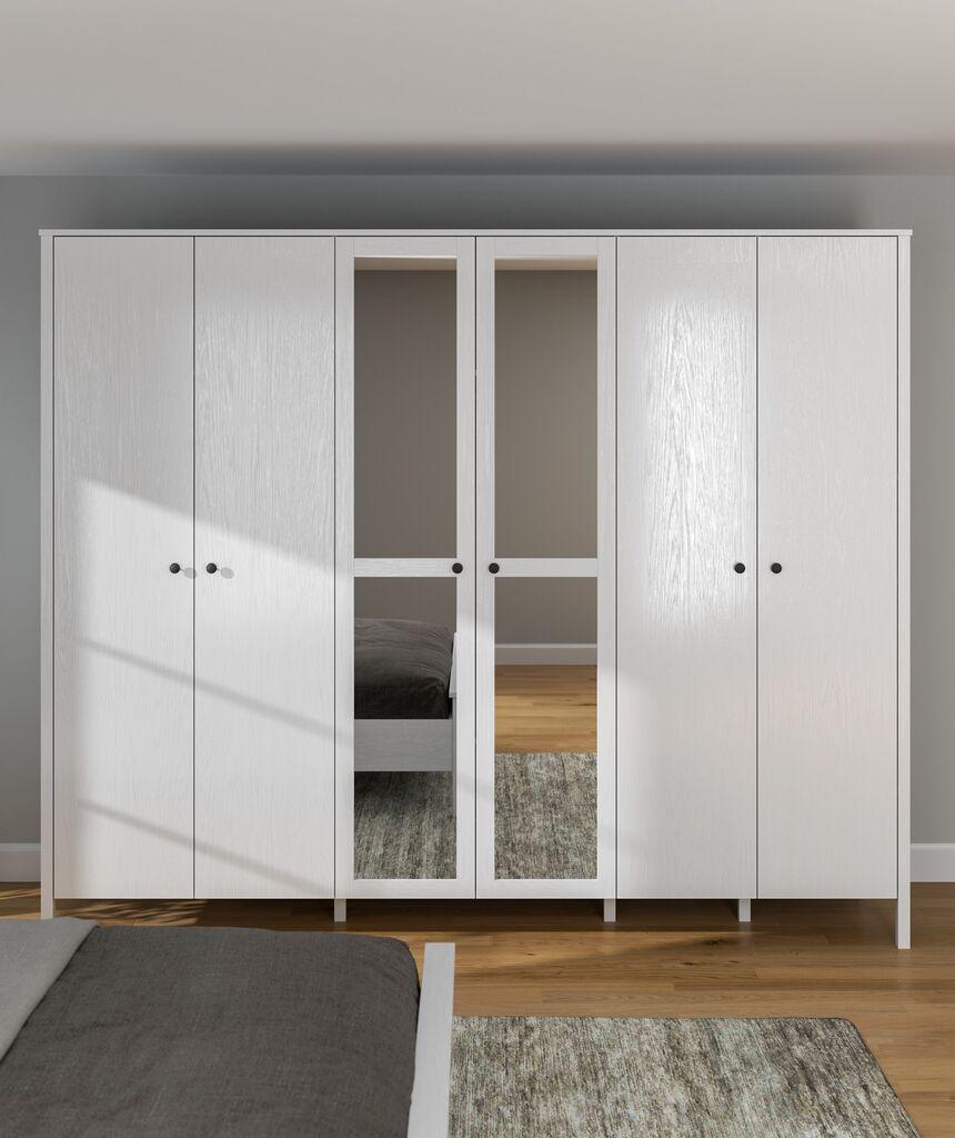 Гардеробер Hanah Home FRN-20020, 261x215x59 см, бел