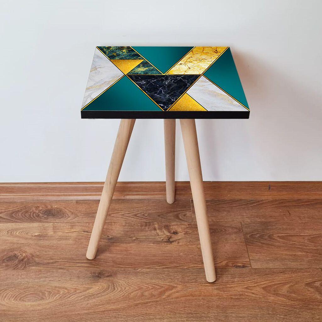 Маса Hanah Home Club Shp86, 35x42x35 см, шарена