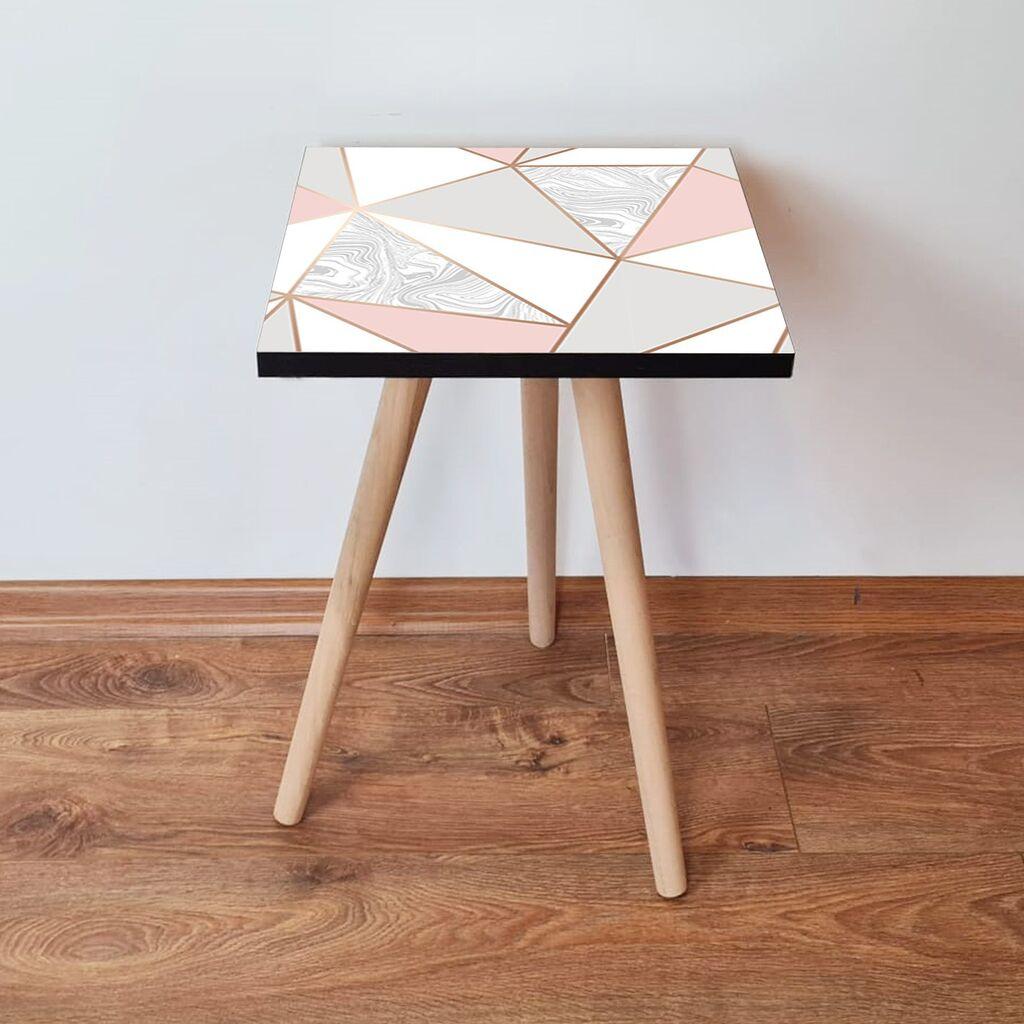 Маса Hanah Home Club Shp318, 35x42x35 см, шарена