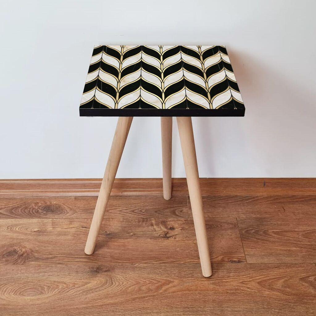 Маса Hanah Home Club Shp130, 35x42x35 см, црна