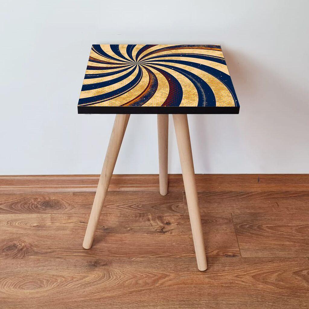 Маса Hanah Home Club Shp19, 35x42x35 см, шарена