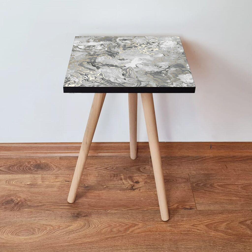 Маса Hanah Home Club Shp133, 35x42x35 см, сива