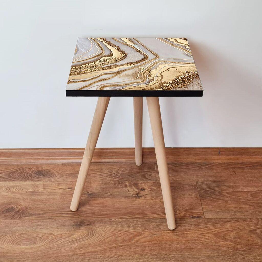 Маса Hanah Home Club Shp263, 35x42x35 см, шарена