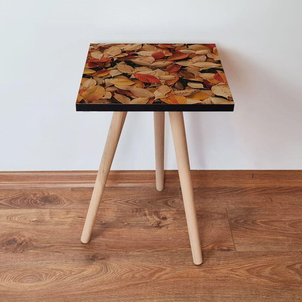 Маса Hanah Home Club Shp350, 35x42x35 см, кафеава