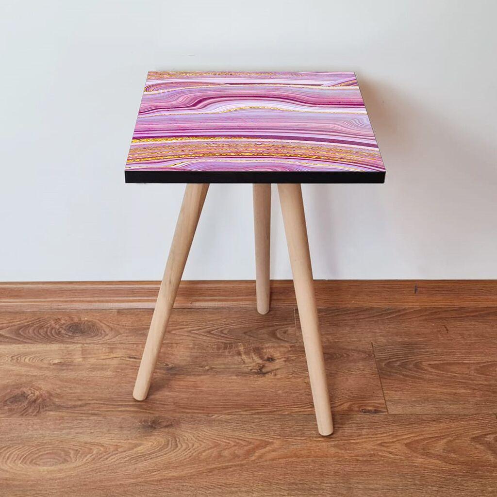 Маса Hanah Home Club Shp88, 35x42x35 см, розова