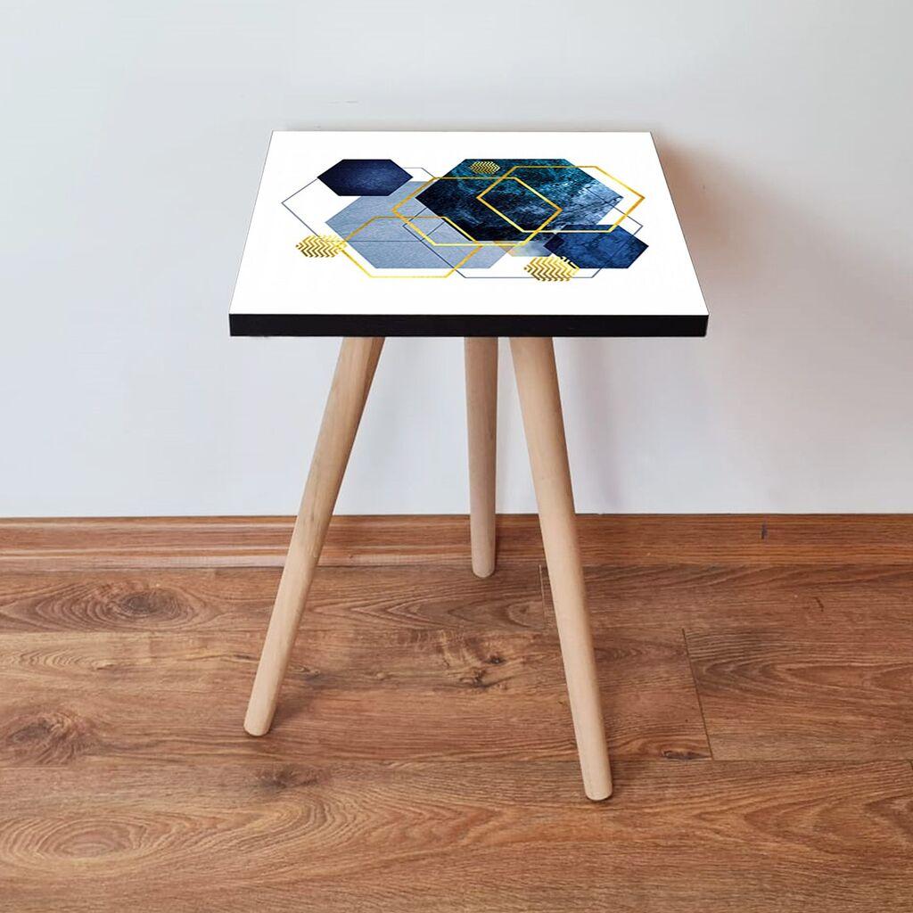 Маса Hanah Home Club Shp327, 35x42x35 см, бела