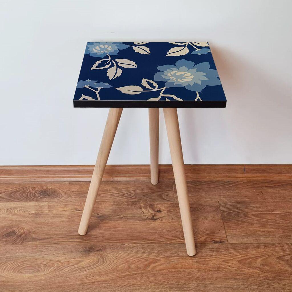 Маса Hanah Home Club Shp60, 35x42x35 см, темно сина