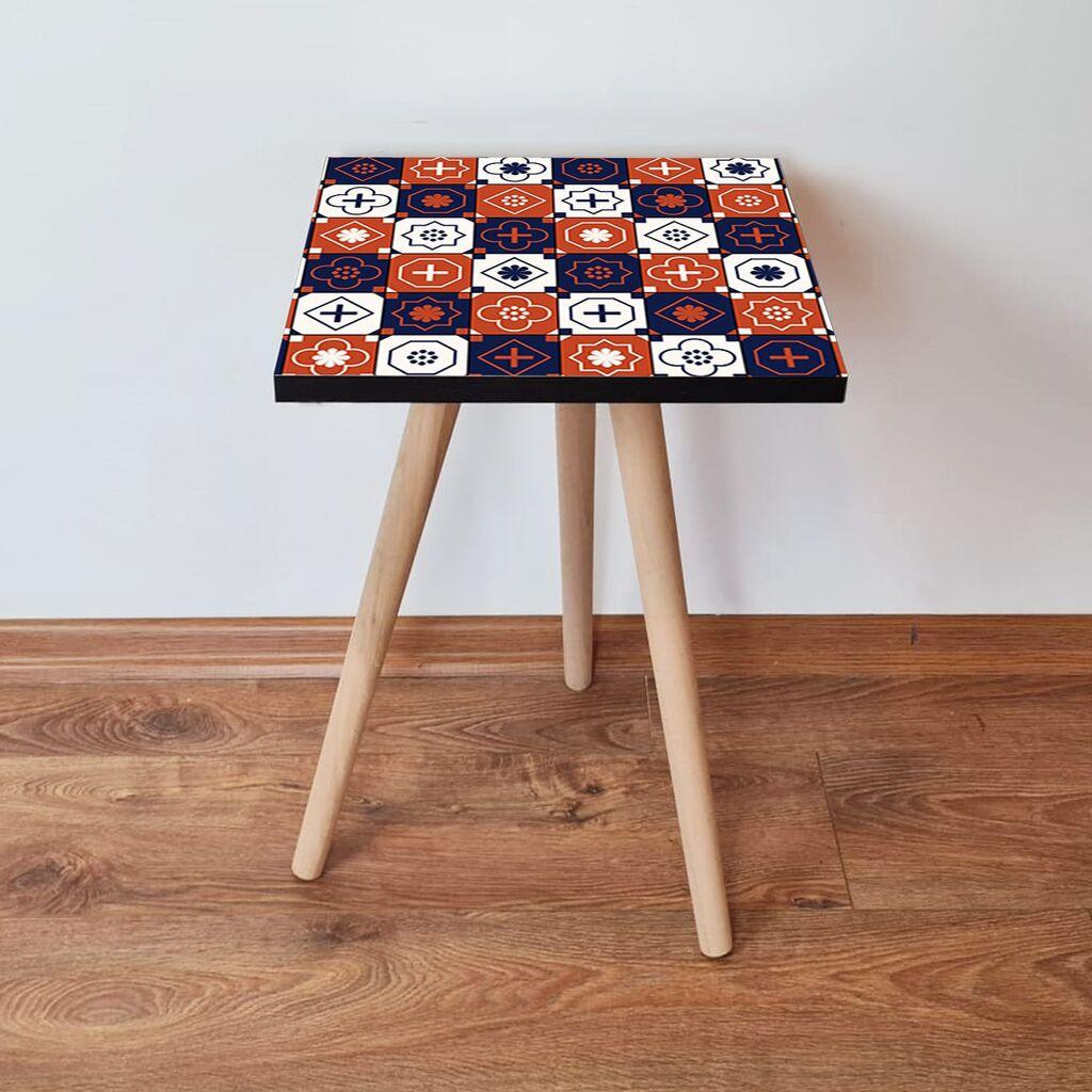 Маса Hanah Home Club Shp394, 35x42x35 см, шарена