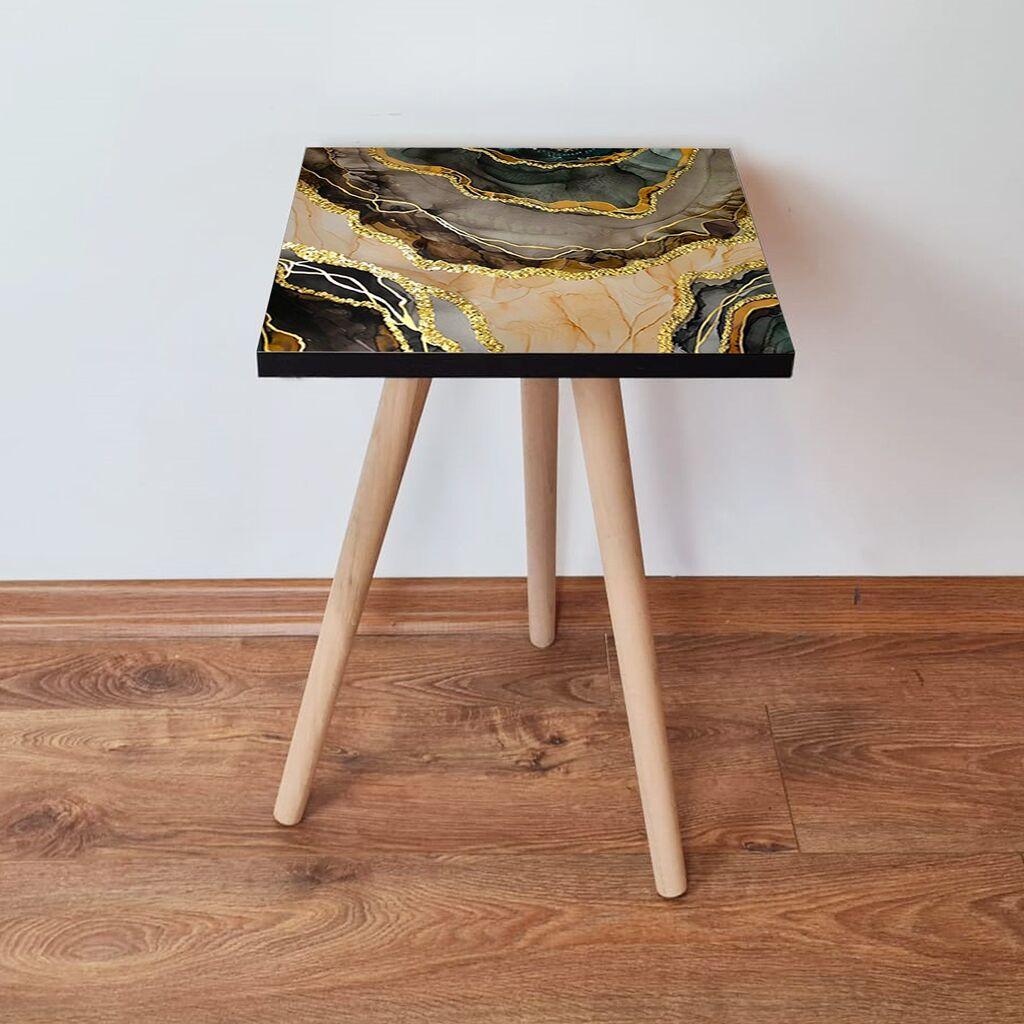 Маса Hanah Home Club Shp219, 35x42x35 см, шарена