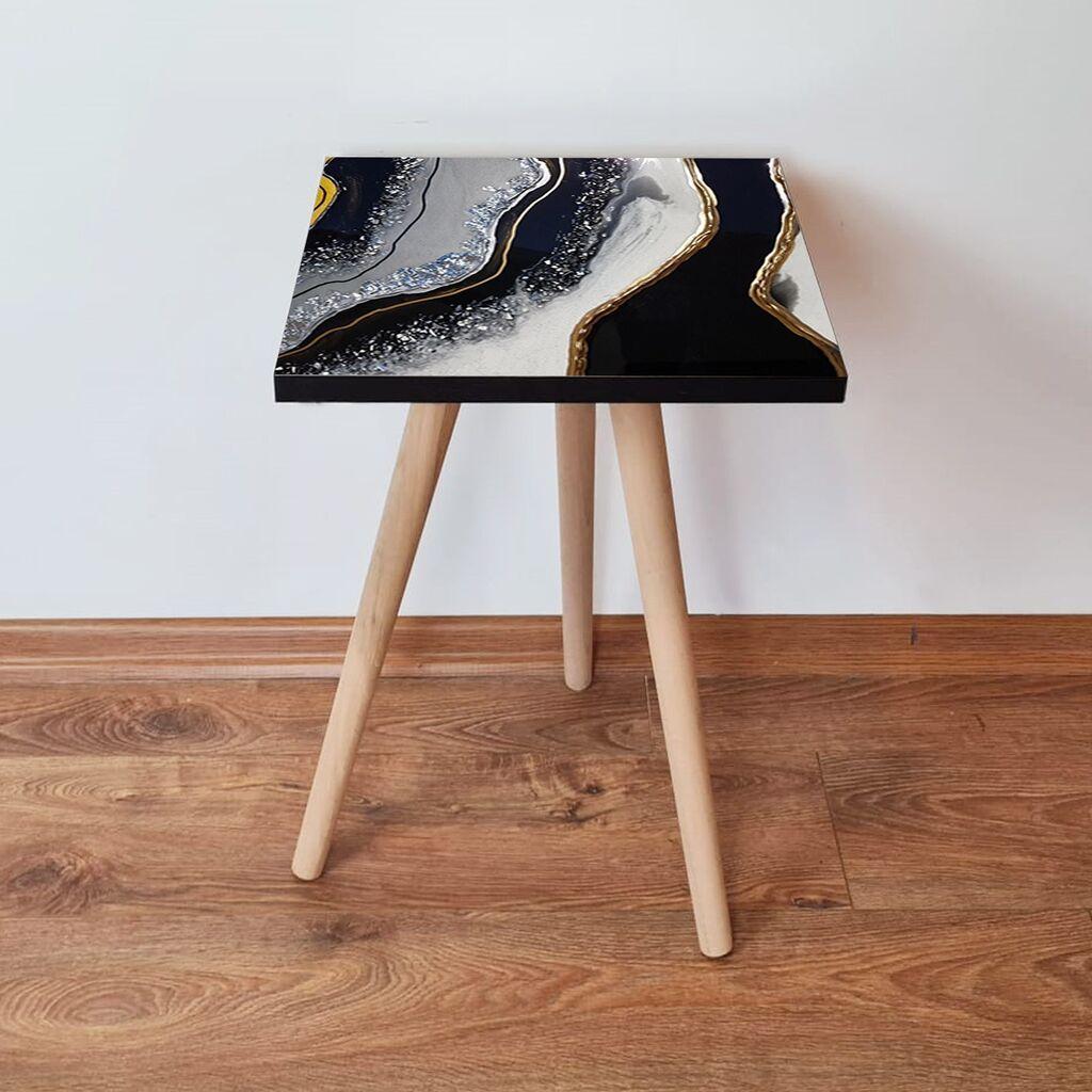 Маса Hanah Home Club Shp285, 35x42x35 см, шарена