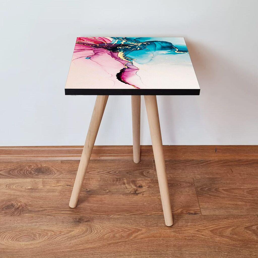 Маса Hanah Home Club Shp102, 35x42x35 см, шарена