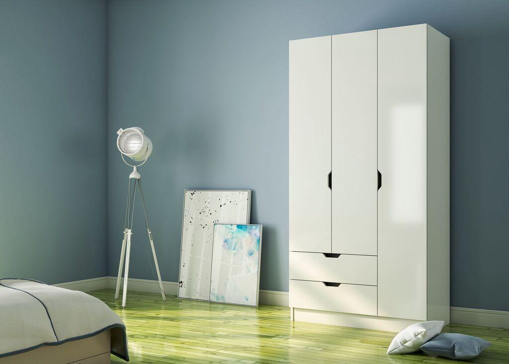 Гардеробер Hanah Home Rb-155, 90x180x45 см, бел