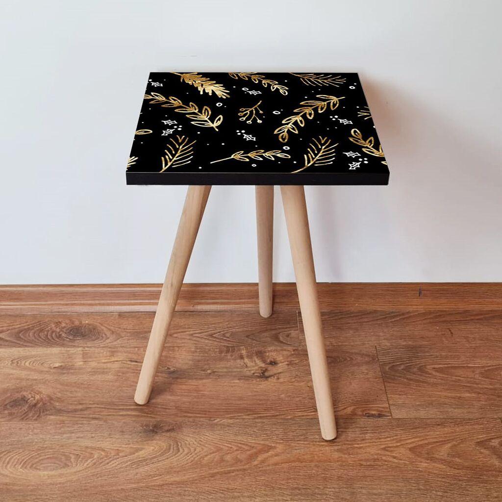 Маса Hanah Home Club Shp382, 35x42x35 см, црна