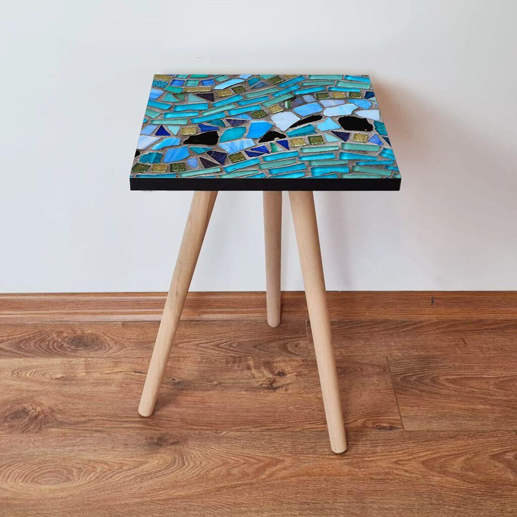 Маса Hanah Home Club Shp256, 35x42x35 см, сина