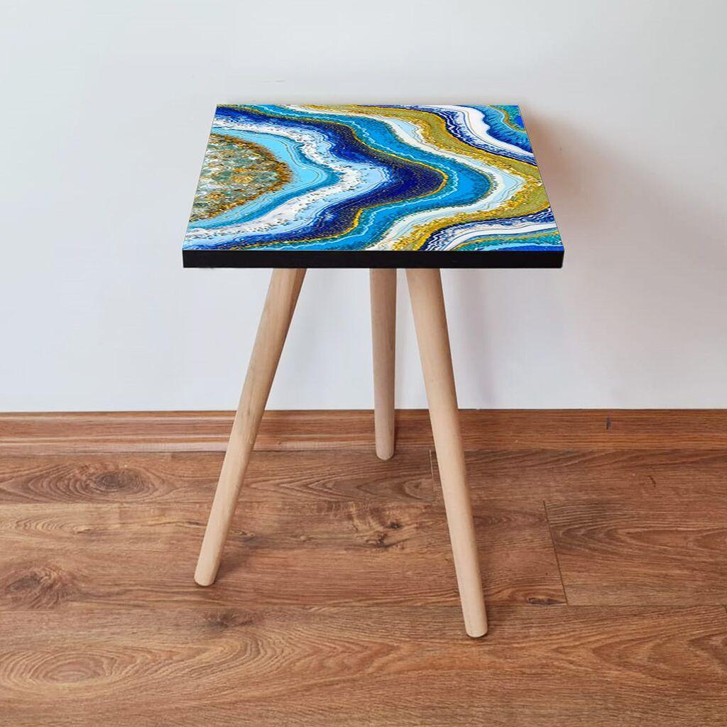 Маса Hanah Home Club Shp72, 35x42x35 см, шарена