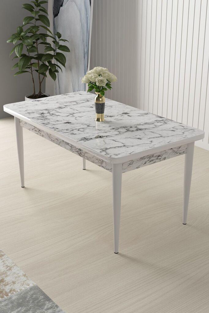 Трпезариска маса Hanah Home Nil, 110x76x71 см, кафеава