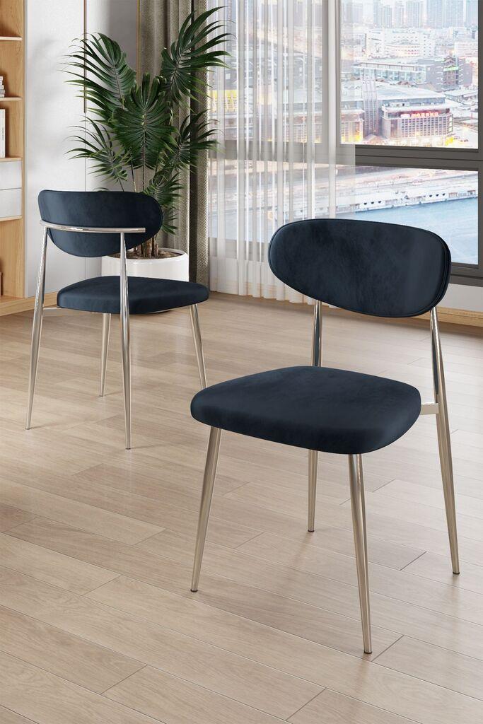 Комплет столчиња Hanah Home Vina, 56x76x97 см, 6 парчиња, антрацит